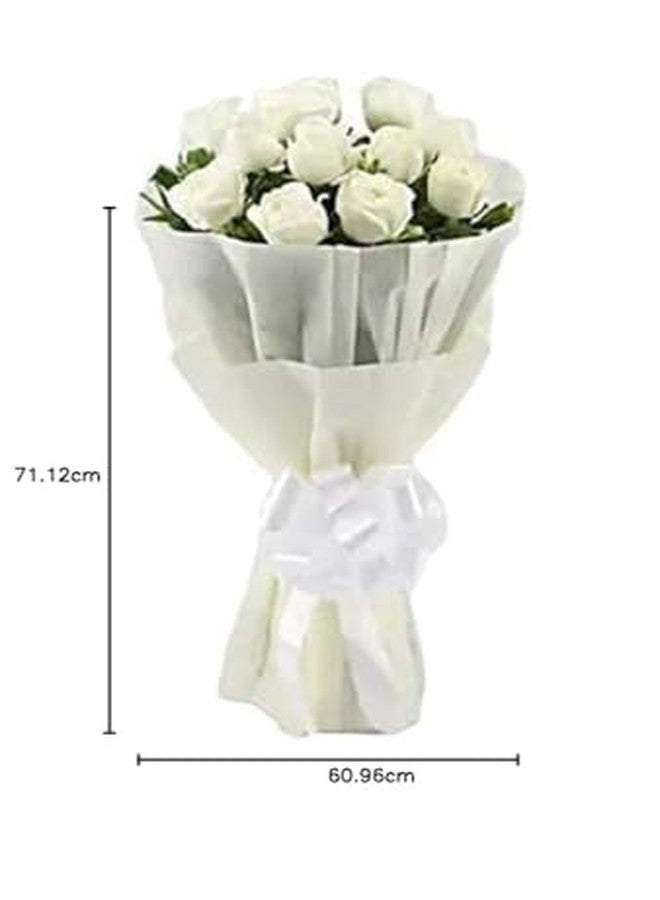 Just Flowers 24x28 Inch Non Woven Cream Paper for Bouquet Wrapping & Gift Packing (15 Sheets) - Image 5